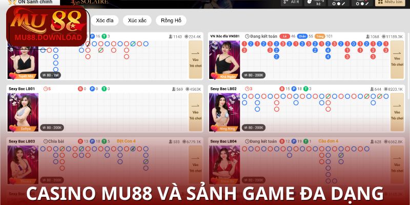 Khám phá không gian giải trí với nhiều bàn cược khác nhau