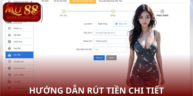 Quy trình 3 bước rút tiền nhanh chóng về ngân hàng